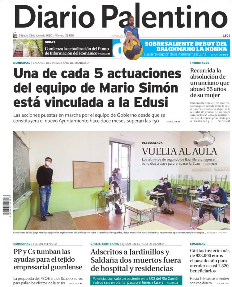 Portada de Diario Palentino (España)