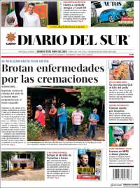 Portada de El Diario del Sur (México)