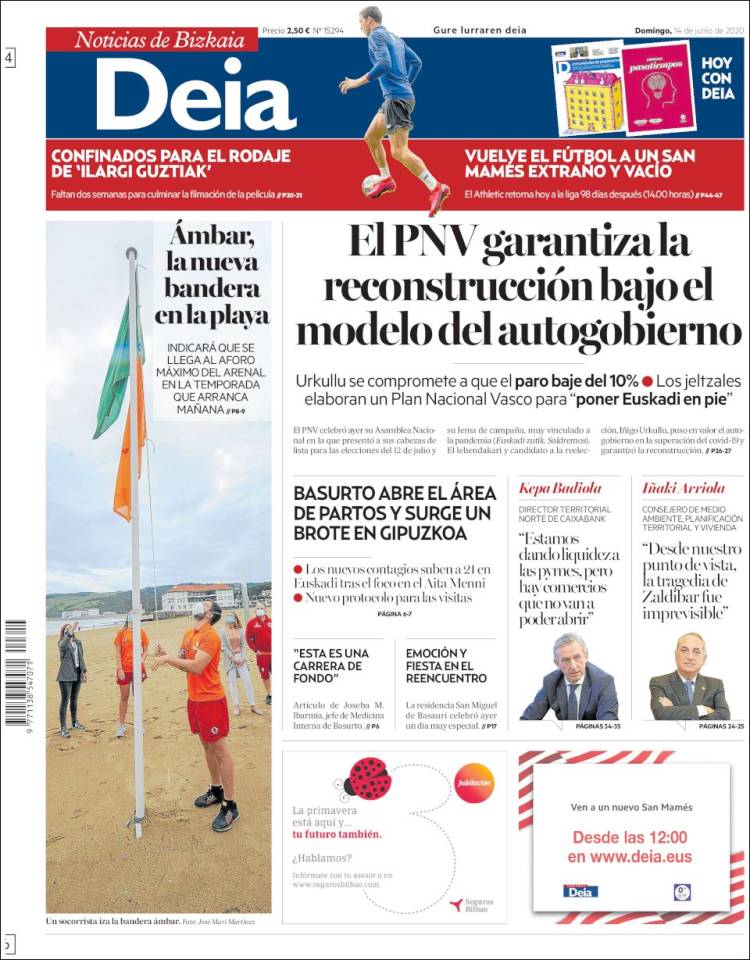 Portada de Deia (España)