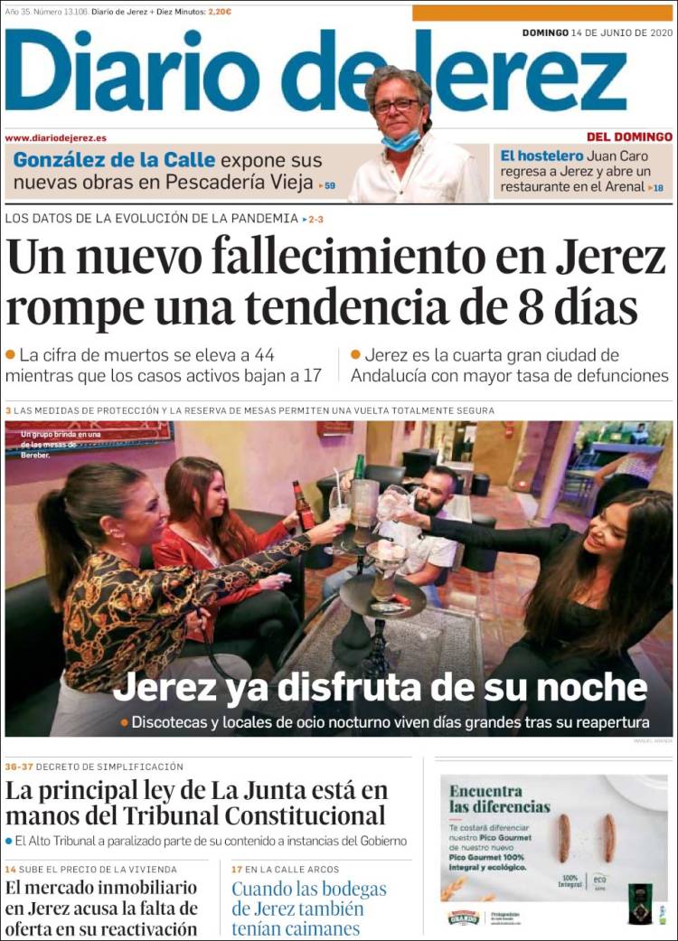Portada de Diario de Jerez (Espa&ntilde;a)