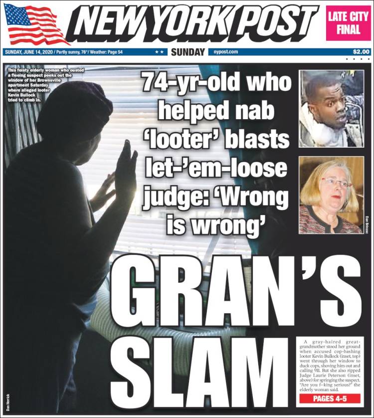 Portada de New York Post (USA)