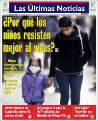 Portada de Las Últimas Noticias (Chile)