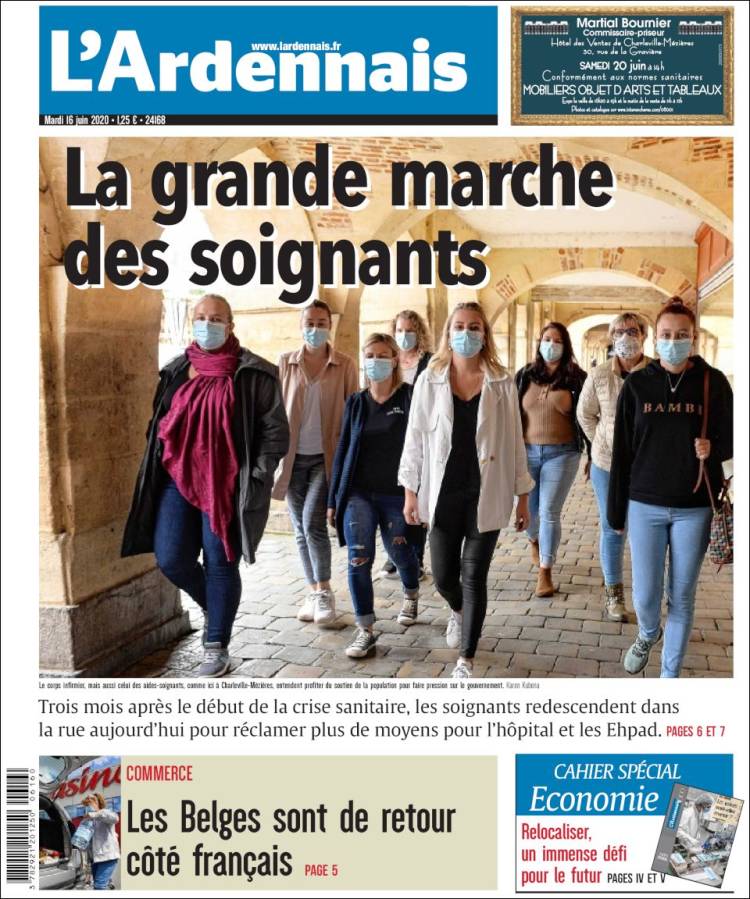 Portada de L'Ardenais (Francia)