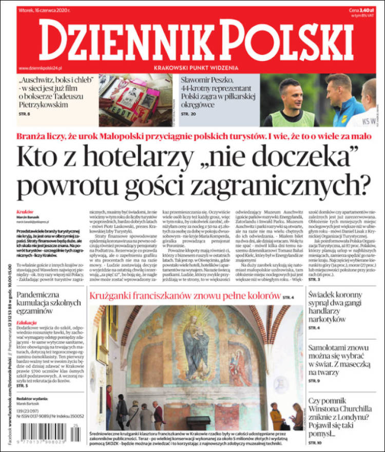 Portada de Dziennik (Polonia)