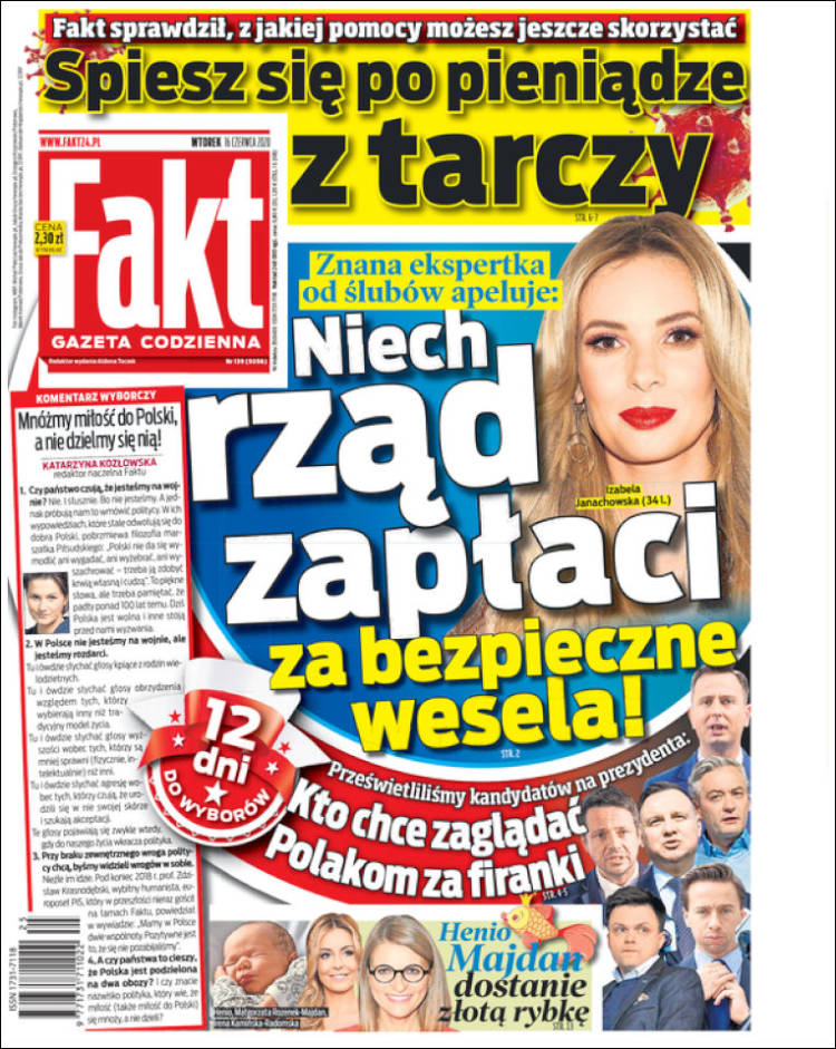 Portada de Fakt (Polonia)