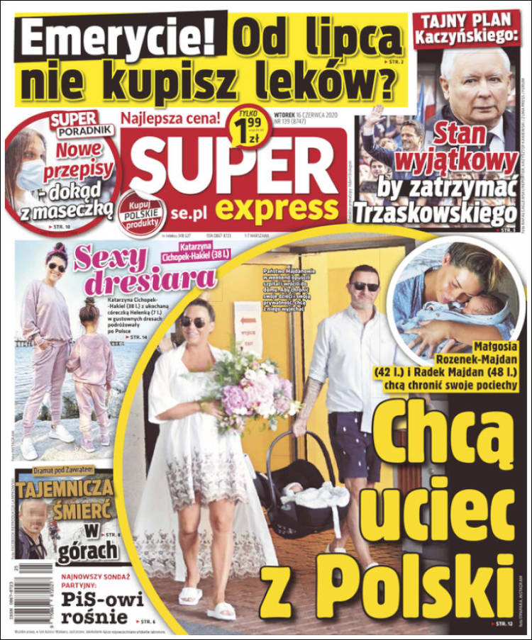 Portada de Super Express (Polonia)