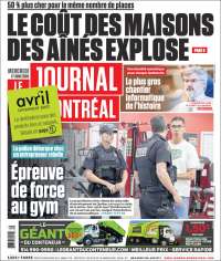 Portada de Le Journal de Montréal (Canadá)