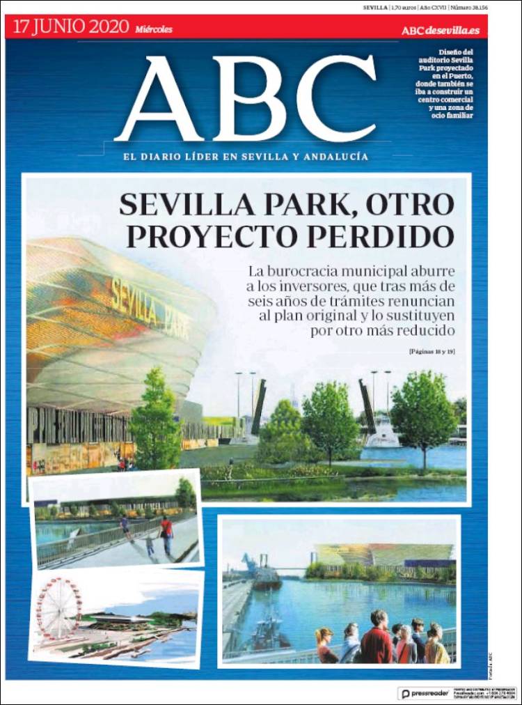 Portada de ABC - Sevilla (España)