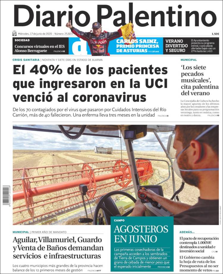 Portada de Diario Palentino (Spain)