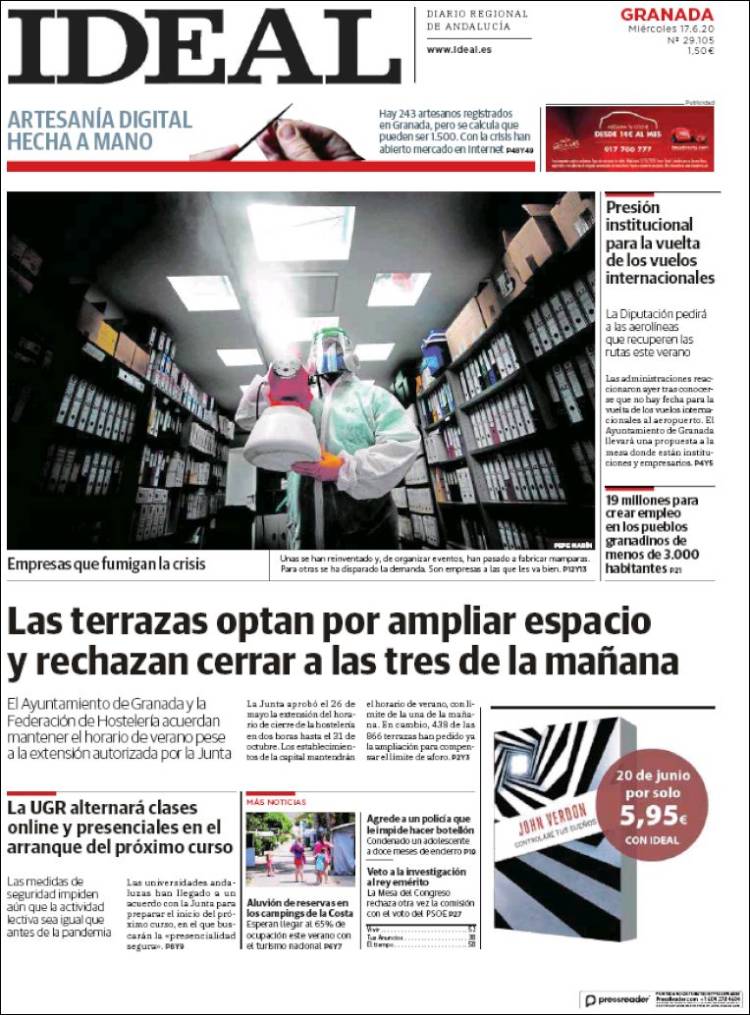 Portada de Ideal (España)