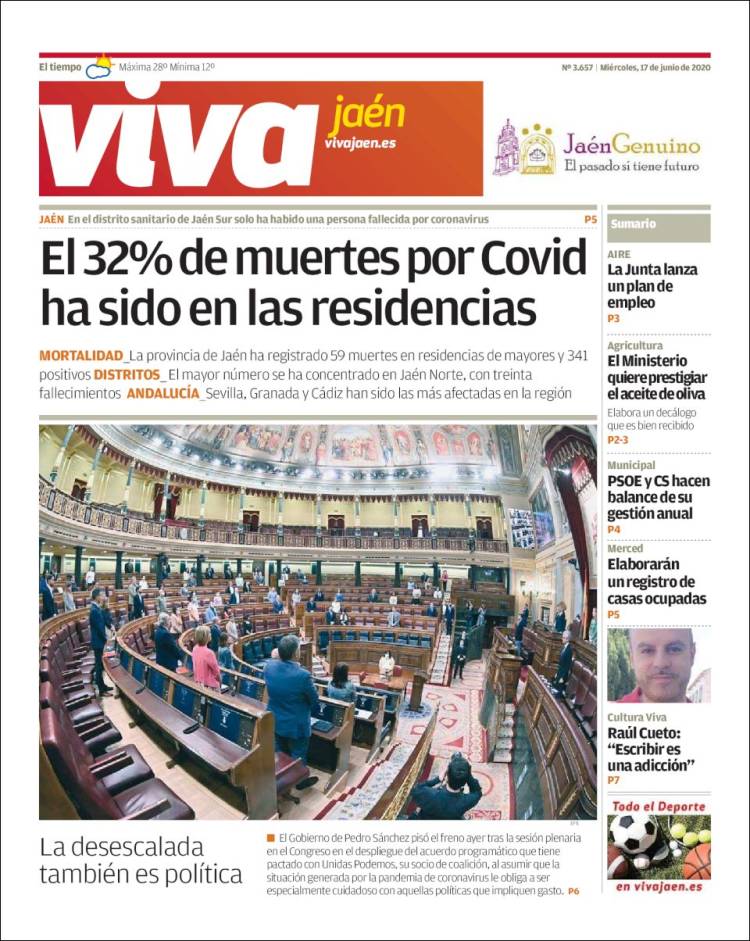 Portada de Viva Jaén (Spain)