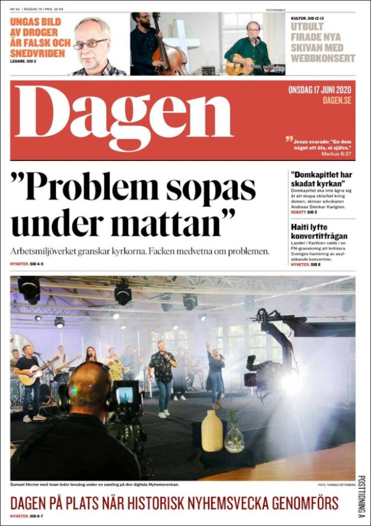 Portada de Dagen (Suecia)
