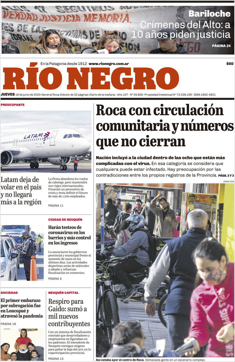 Portada de Rio Negro (Argentina)