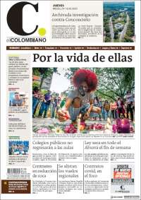 Portada de El Colombiano (Colombia)