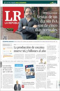 Portada de La Republica (Colombia)