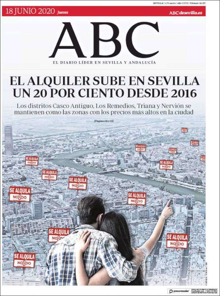 Portada de ABC - Sevilla (Espa&ntilde;a)