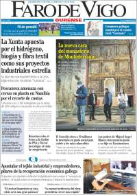 Portada de El Faro de Vigo - Ourense (Espa&ntilde;a)