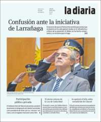 Portada de La Diaria (Uruguay)