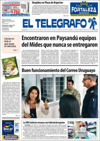 Portada de El Telégrafo (Uruguay)