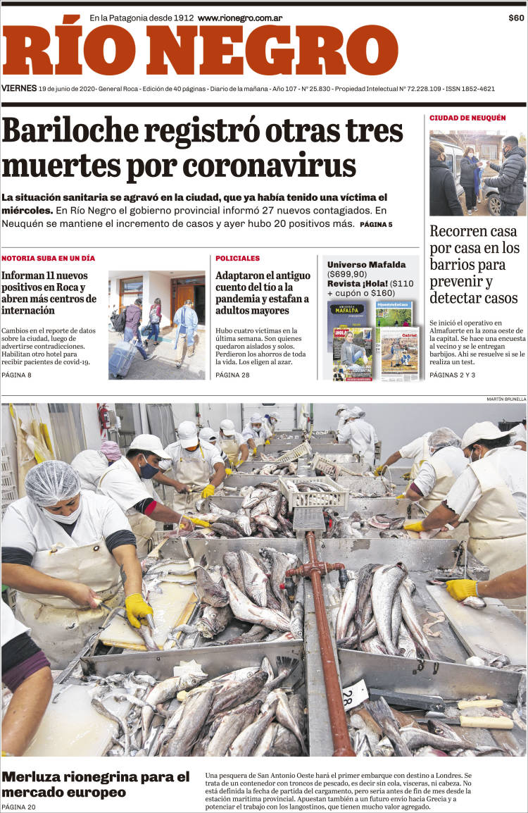 Portada de Rio Negro (Argentina)