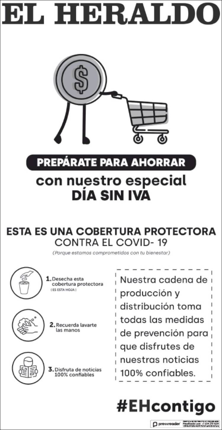 Portada de El Heraldo (Colombia)