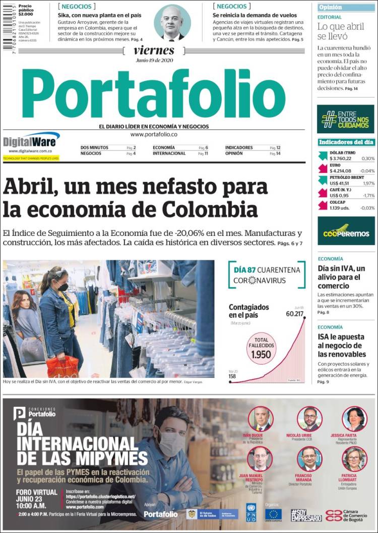 Portada de Portafolio (Colombia)