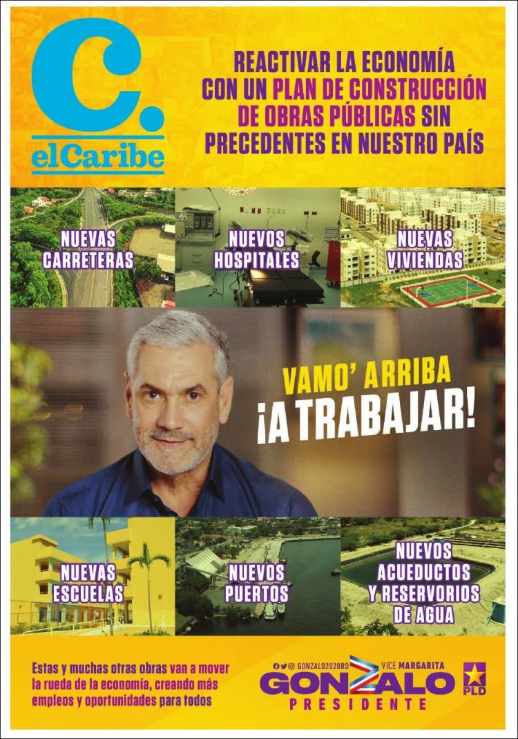 Portada de El Caribe (R. Dominicana)