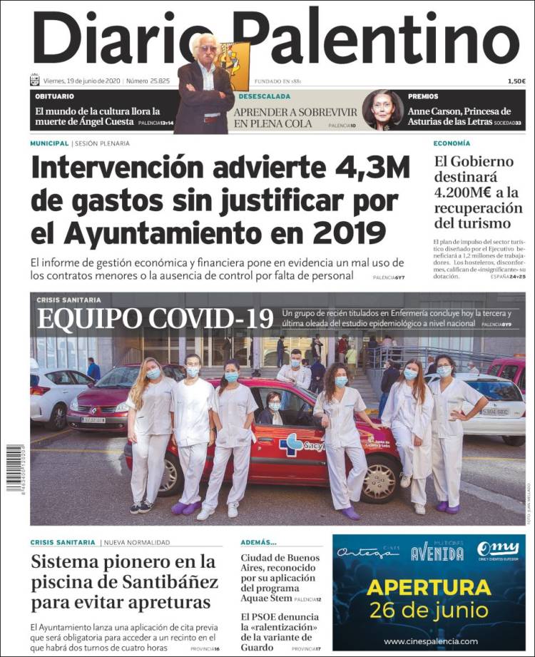 Portada de Diario Palentino (España)