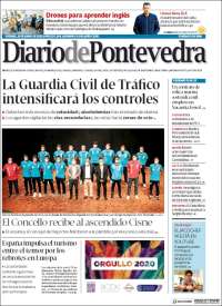 Portada de Diario de Pontevedra (España)