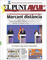 Portada de El Punt Avui - Girona (España)