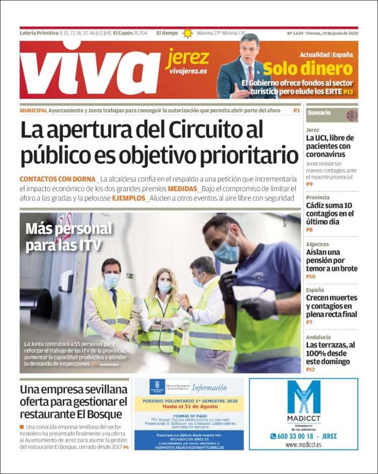 Portada de Información - Jerez (España)