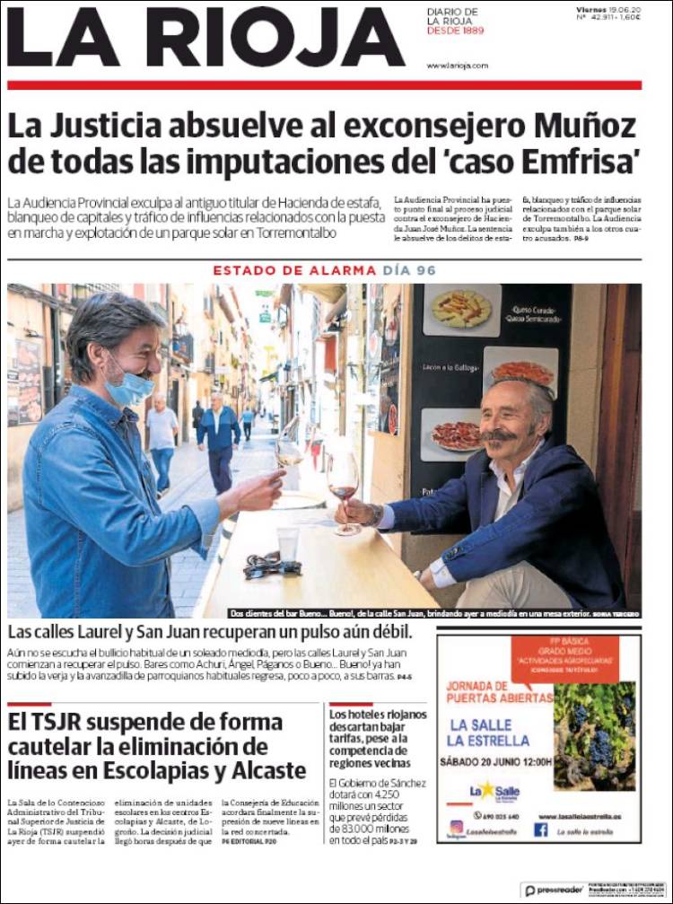 Portada de La Rioja (España)