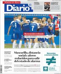 Portada de Noticias de Álava (España)