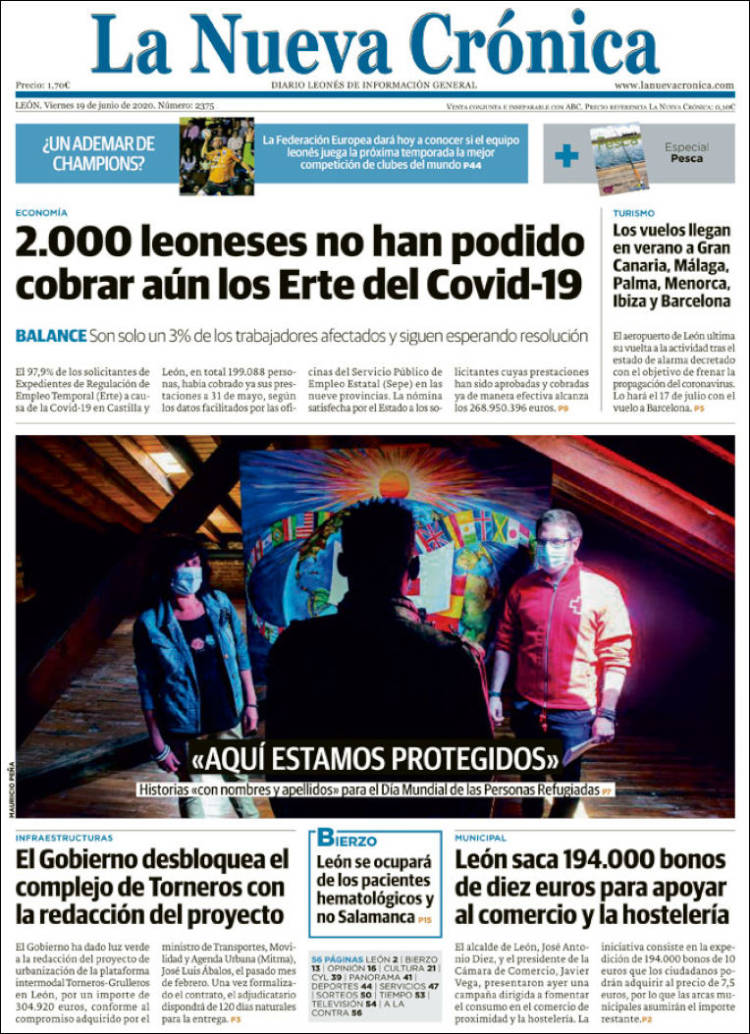 Portada de La Nueva Crónica (España)