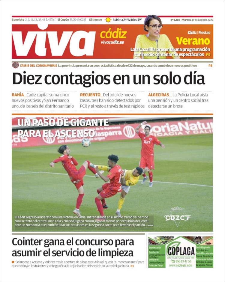 Portada de Viva Cadiz (España)