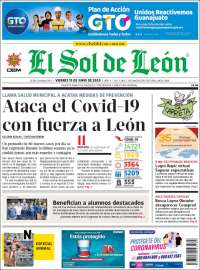 Portada de El Sol de León (México)