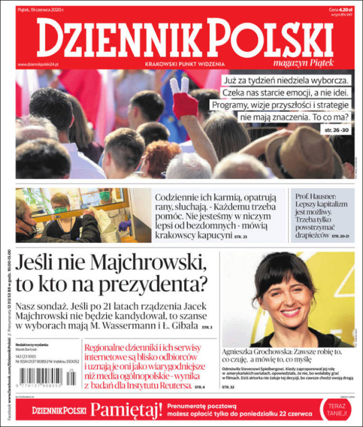 Portada de Dziennik (Polonia)