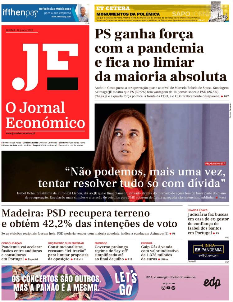 Portada de Oje (Portugal)