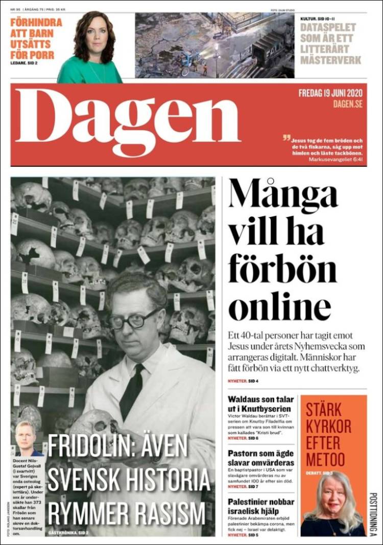 Portada de Dagen (Suecia)