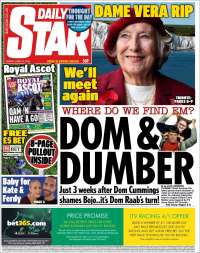 Portada de Daily Star (United Kingdom)