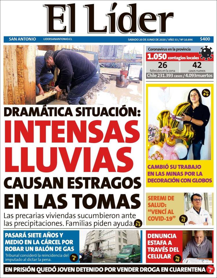 Portada de Lider de San Antonio (Chile)