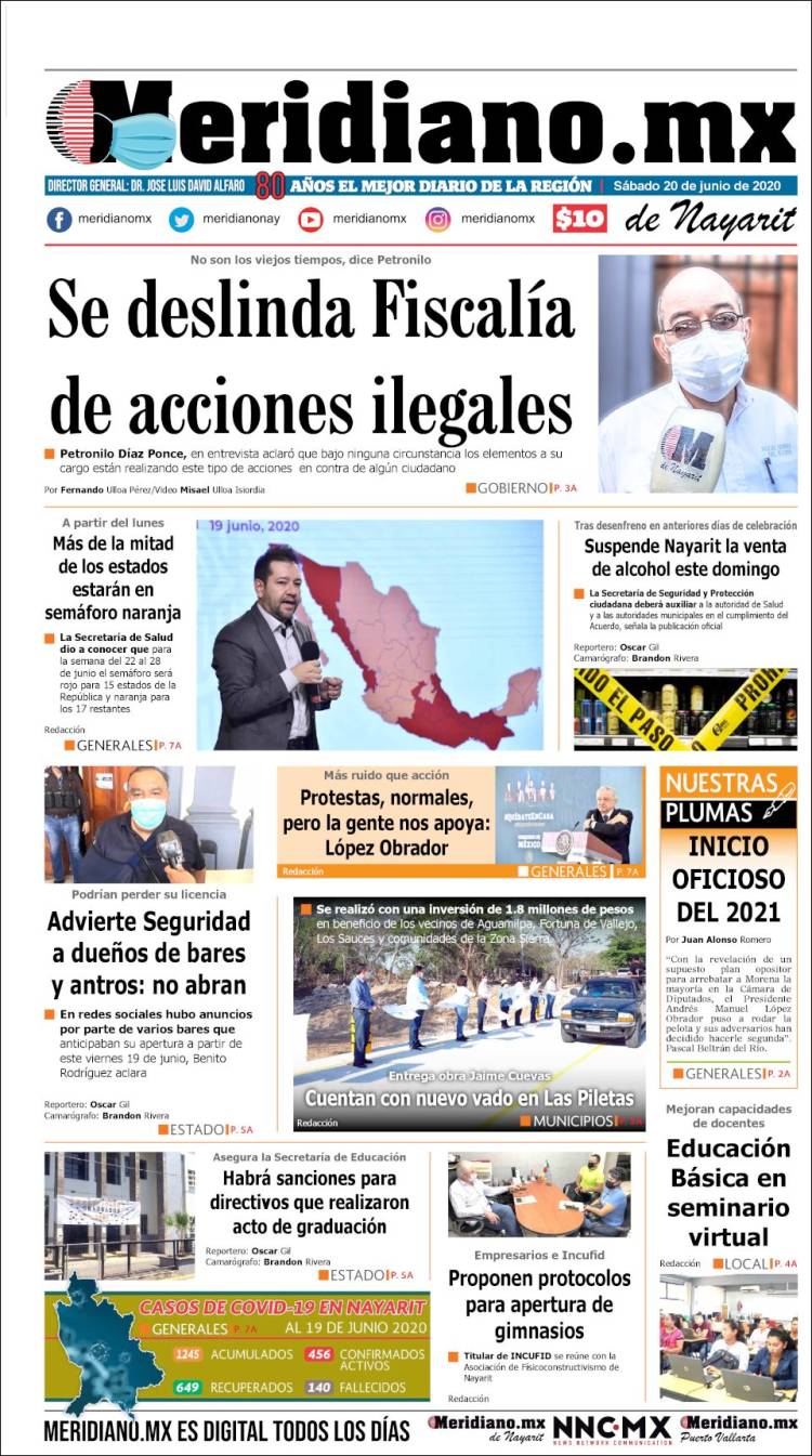 Portada de Meridiano (México)