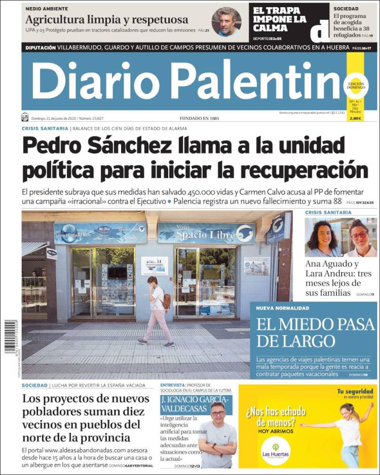 Portada de Diario Palentino (España)