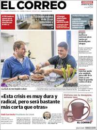 Portada de El Correo - Álava (España)