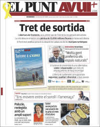 Portada de El Punt Avui (España)