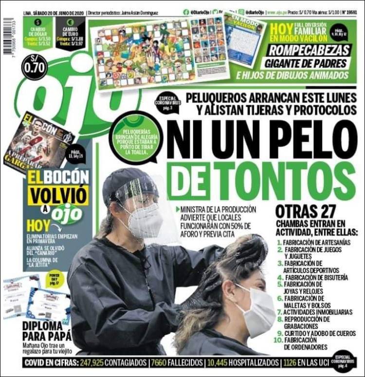 Portada de Ojo (Per&uacute;)