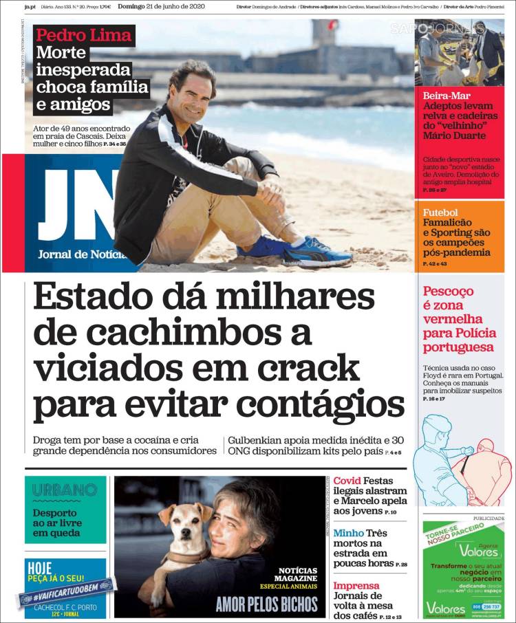 Portada de Jornal de Notícias (Portugal)