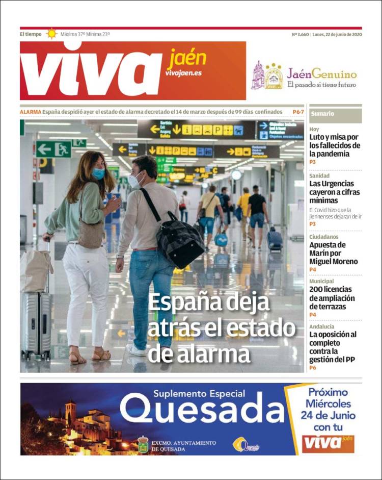 Portada de Viva Jaén (España)