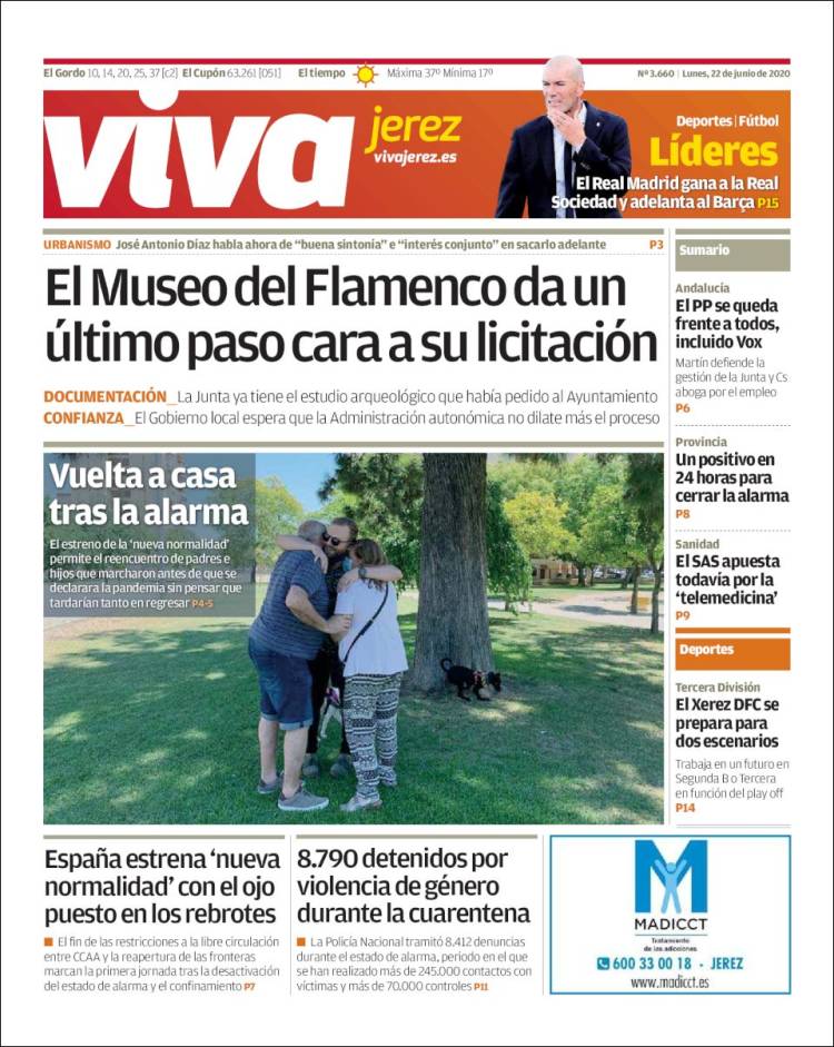 Portada de Viva Jerez (España)