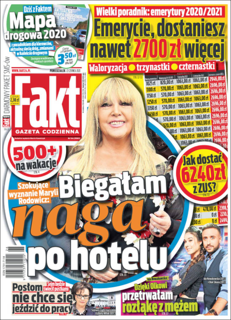 Portada de Fakt (Polonia)